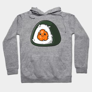 Cute Onigiri Cartoon Hoodie